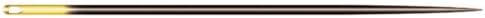 Clover 4971 Clover No.10 Needles Applique/Sharps, Black/Gold