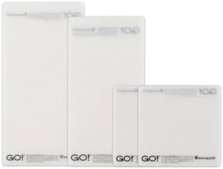 AccuQuilt GO Small Cutting Mats Starter Pack, 3 Sizes, 5x10", 6x6"