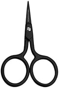 Small Embroidery Scissors: Black Forged Stainless Steel Sharp Straight
