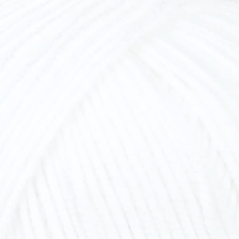 Premier Yarns Cotton Fair, White, Fine Weight, 3.5 oz, 317 Yards