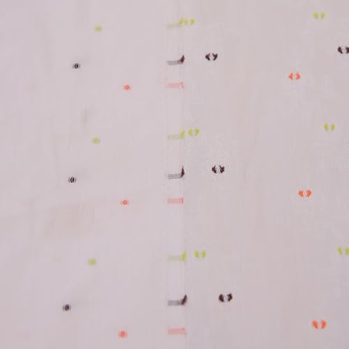 Jacquard Polka Dot Design Premium Cotton Fabric by The Yard, Japan