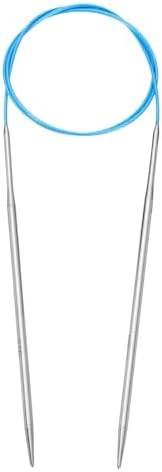 uxcell Size US 5(3.75mm) Knitting Needles Circular Needle 31in Blue