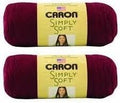 Bulk Buy: Caron Simply Soft Yarn Solids (2-Pack) (Burgundy)
