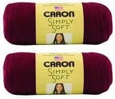 Bulk Buy: Caron Simply Soft Yarn Solids (2-Pack) (Burgundy)