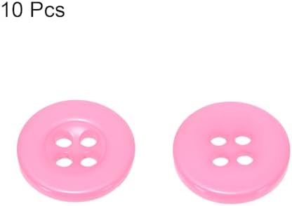 HARFINGTON 10pcs 20L Sewing Buttons 1/2"(12.5mm) Resin Round Flat