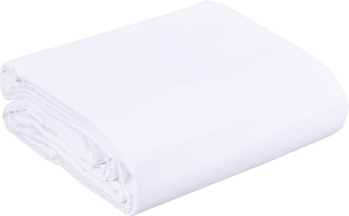 5 Yard 100% Cotton Muslin Fabric, 48" Wide, Medium Weight - White