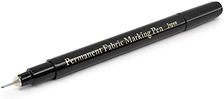 Dritz 3087 The Fine Line Permanent Fabric Marker, Black, 8.5 x 2.88 x