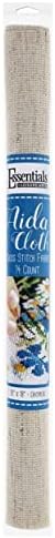 Essentials By Leisure Arts Aida Cloth, 14 Count, Oatmeal, Cross Stitch