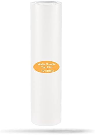 New brothread 10" x 10 Yd Roll Water Soluble Embroidery Topping Film