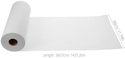 White Nonwoven Iron on Interfacing Roll for Sewing, 40 Yard