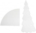 7-Piece Acrylic Quilting Ruler Set with Christmas Tree Template