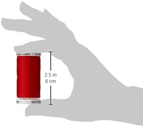 Gutermann Sew All Polyester Thread, 250 Mtr, Crimson Red (0156), 5.5 x
