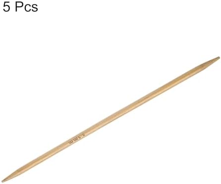 HARFINGTON 5Pcs Bamboo Knitting Needles Double Pointed Size US