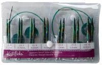 Knit Picks Caspian Wood Short Interchangeable Knitting Needles Set US