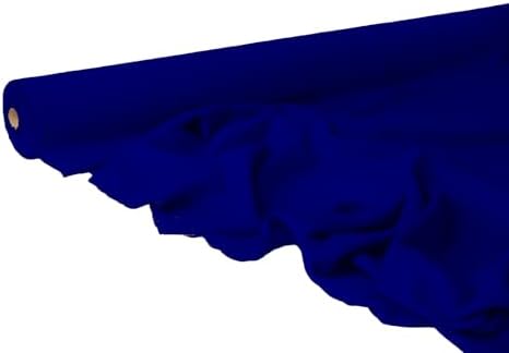 Navy Blue Linen Fabric by the Yard – Softened Natural Flax Material