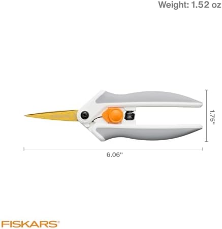Fiskars 6" Easy Action Micro-Tip Titanium Detail Fabric Scissors