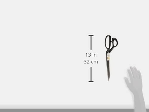 Sullivans Tailor Scissors for Fabric, 12-inch length, Black