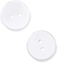 3/4" Clear Sewing Buttons 2 Hole Pack of 50 Transparent Buttons for