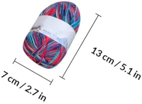 20 Roll Gradient Space Dye Yarn, Polyester Cotton Blend
