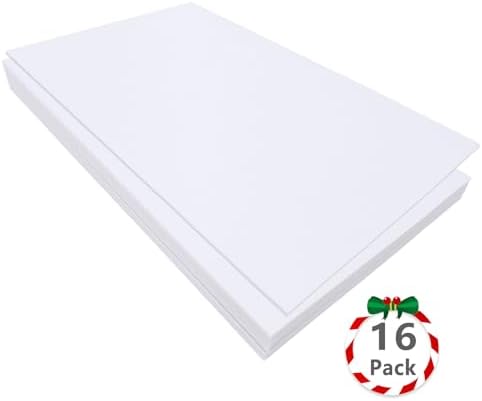 Jtnohx Felt for Crafts, 16 Pcs Felt Fabric, 7"×11.3" Stiff Felt