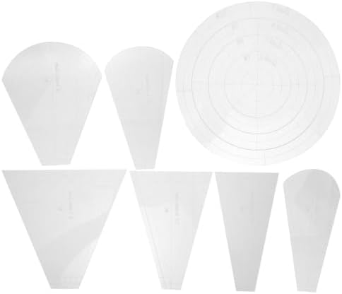 TEHAUX 10pcs Quilting Rulers and Templates, Acrylic Quilt Templates