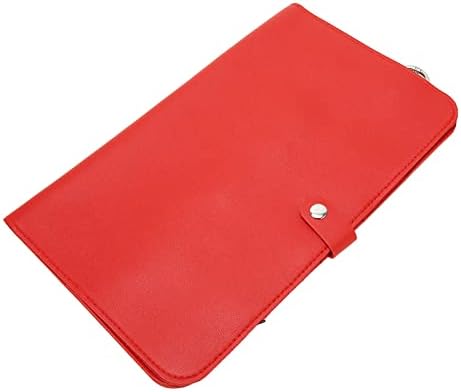 Crochet Hook Case, Premium Cattlehide Crochet Storage Bag with Snap