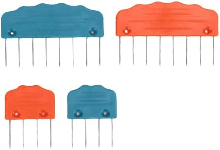 Arythia 20 Pcs Knit Blocking Pins, Stainless Steel 8 & 4 Pin Comb Set