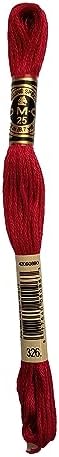 DMC 6-Strand Embroidery Cotton Bundle - Rose Color Family -5 Skeins of