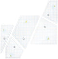 5pcs Acrylic Quilting Template Set for Sewing Hobbyists
