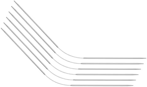 uxcell US 1/2.25mm Knitting Needles 9in Stainless Steel for Handmade