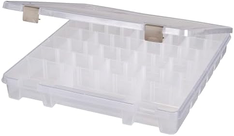 ArtBin Super Satchel Slim Craft Organizer with 20 Dividers, Clear