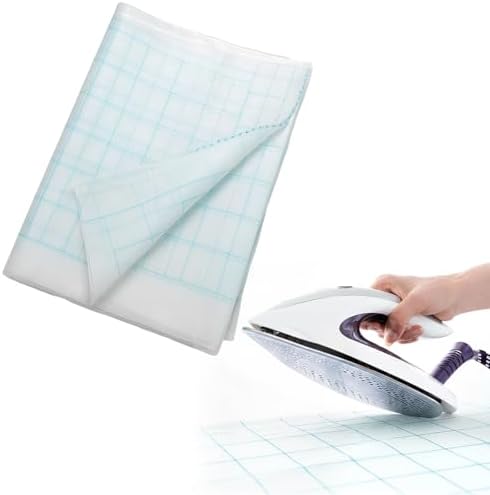 Breling Fusible Interfacing Grid, White, 48 Inch X 8 Yard, Light