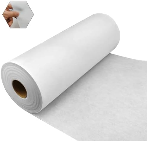 Thrseely Heavy Weight White Iron-On Non-Woven Fusible Interfacing