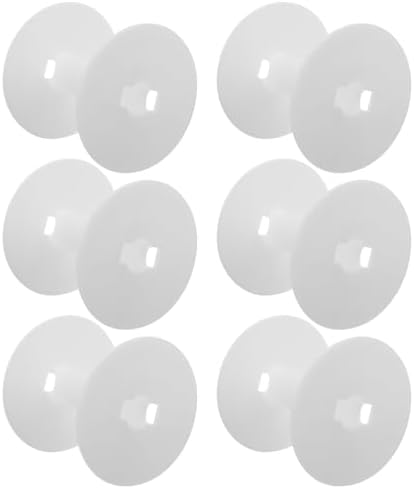 6pcs Plastic Sewing Bobbins, Portable Empty Spools