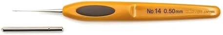 Clover Soft Touch Steel Crochet Hooks, No. 14/0.50mm (1027)