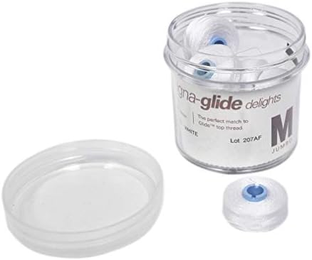 Fil-Tec Magna-Glide Delights Poly Style M Prewound Bobbins White