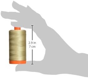 Aurifil A1050-2326 Mako Cotton Thread Solid, 1422 yd, Sand