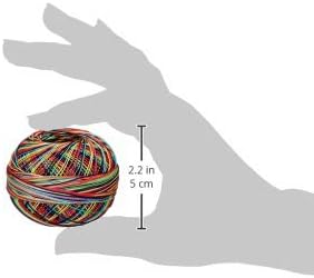 Handy Hands 210-Yard Lizbeth Cotton Thread, 25gm, Rainbow