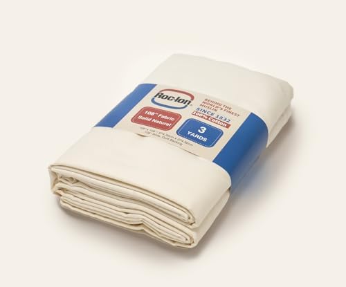 ROC-lon® 100% Cotton, 108" Wide, Preshrunk, Lightweight, Quilt Backing