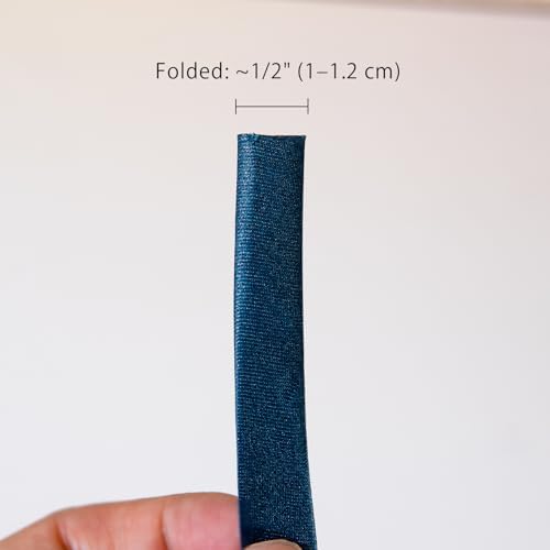 [55 Yards] Double Fold Bias Tape 1/2 Inch (12mm) - Polyester Sewing