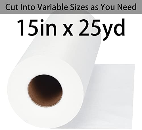 Seneme Water Soluble Stabilizer for Embroidery Backing & Topping 15" x