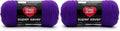 RED HEART Super Saver Yarn, Amethyst (Pack of 2)