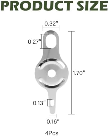 DIPEAK 4 Pcs Metal Needle Threaders for Dritz