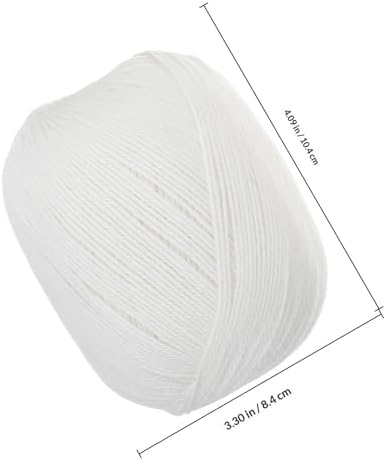Xmas Wool Yarn for Crochet and Knitting, Soft Fine Thread for Shawls