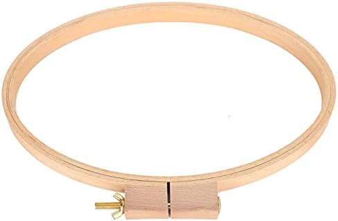 Oval Wooden Embroidery Hoop, 11.6 X 7.9 Inch Circle Cross Stitch Hoop