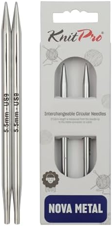 KnitPro Nova Interchangeable Circular Needles 5" (13cm) | US Size 9