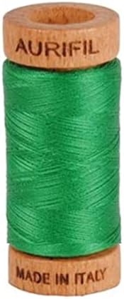 Aurifil Cotton Mako 80wt Thread, Green