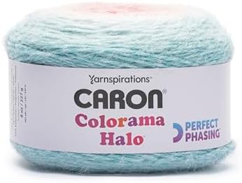 Caron Colorama Halo Cake Ombre Yarn for Crocheting, Rose Garden