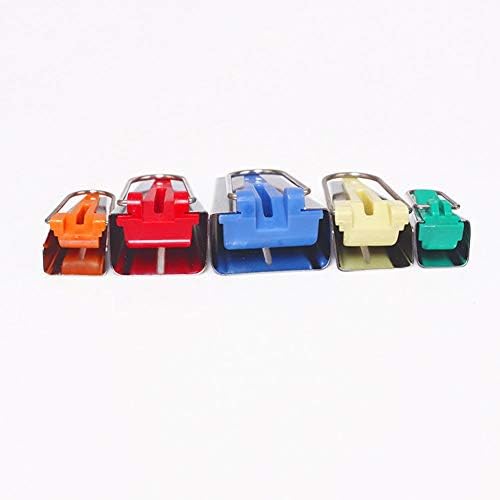 Fabric Bias Tape Maker Tool, 5in1, Sewing Quilting, 6mm 9mm 12mm 18mm