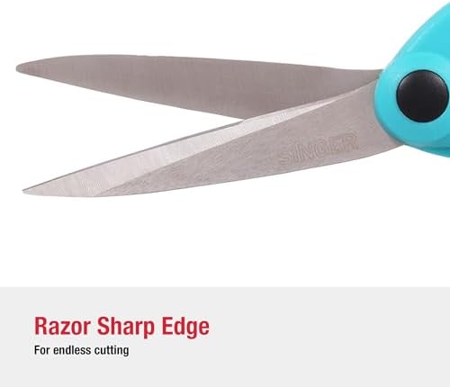 SINGER ProSeriesTM 8.5" Heavy-Duty Bent Fabric Scissors, Tailor